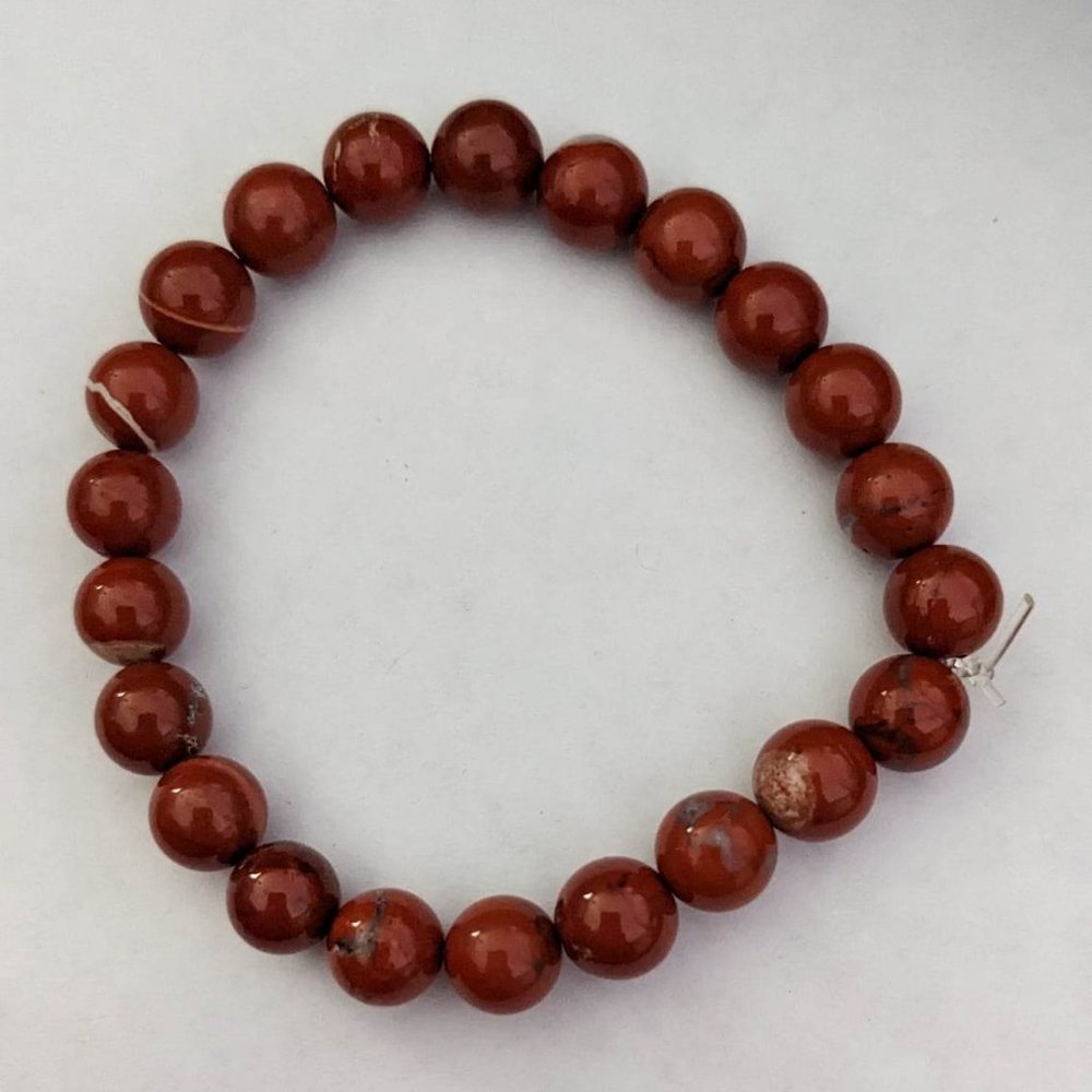 Natural Red Jasper Bracelet